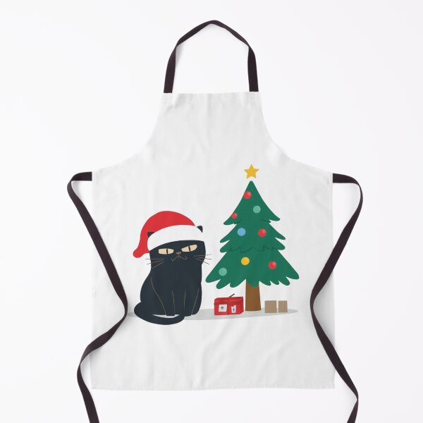 Item preview, Grumpy Black Cat vs Christmas Tree designed and sold by xMErCUrY03x.