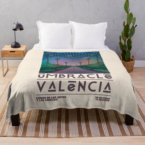 Item preview, The Umbracle Valencia Travel Poster: Night Lights Art Print, City of Arts and Sciences Park designed and sold by JDP--Designs.