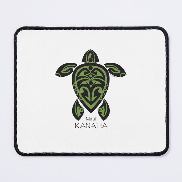 Item preview, Green & black Tribal Turtle Tattoo / Kanaha, Maui designed and sold by srwdesign.