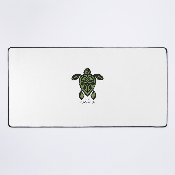 Item preview, Green & black Tribal Turtle Tattoo / Kanaha, Maui designed and sold by srwdesign.