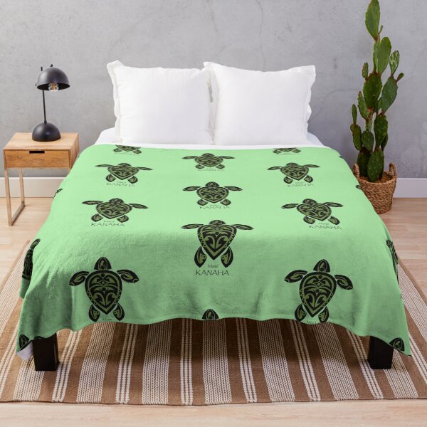 Item preview, Green & black Tribal Turtle Tattoo / Kanaha, Maui designed and sold by srwdesign.