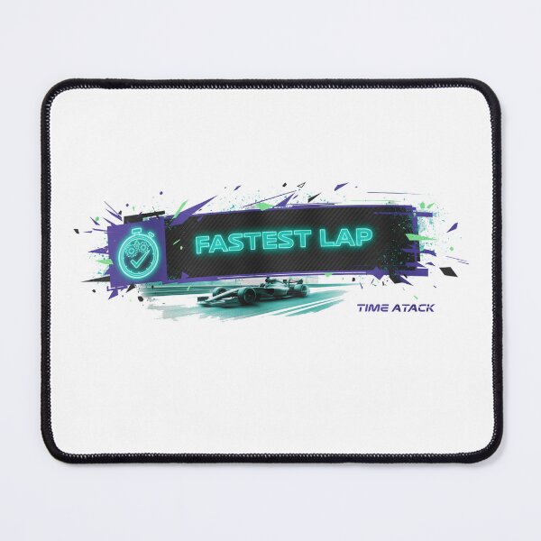 Item preview, FASTEST LAP Champion | Electro-Neon Time Attack Racer T-Shirt designed and sold by nhstaruna.