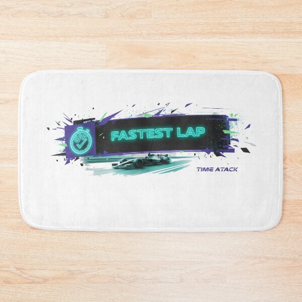 Item preview, FASTEST LAP Champion | Electro-Neon Time Attack Racer T-Shirt designed and sold by nhstaruna.
