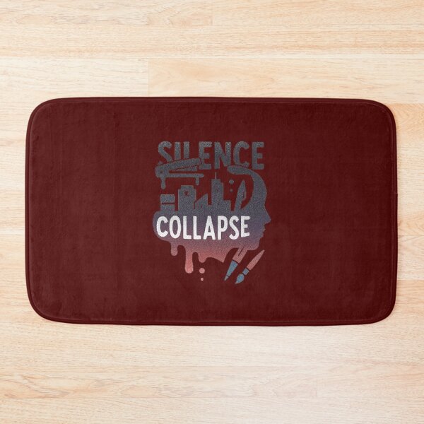 Item preview, Silence Collapse – Cityscape to Human Head Symbolic Typography Design designed and sold by Kony83.