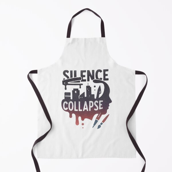 Item preview, Silence Collapse – Cityscape to Human Head Symbolic Typography Design designed and sold by Kony83.