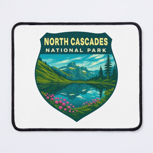 Item preview, North Cascades National Park Retro Sticker designed and sold by Ismeal Von.