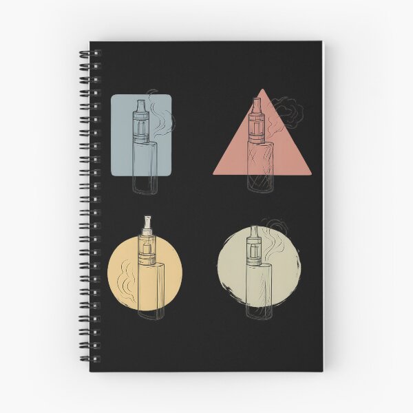 Item preview, Vape Line Art Sticker Set – Geometric Modern Design (4 Pack) designed and sold by House of Taste Vape Designs.