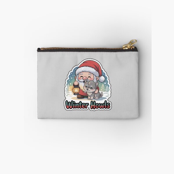 Item preview, christmas gnomes sticker winter howls gnome wolf pup cozy holiday gift designed and sold by Nuist25.