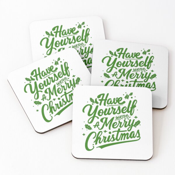 Item preview, Have Yourself a Merry Christmas – Festive Hand Lettering Holiday Design designed and sold by catrastudio07.