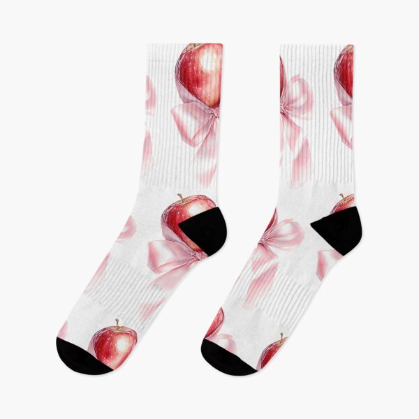 Item preview, Apple with a Pink Ribbon designed and sold by Grafititee.