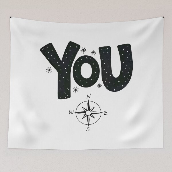Item preview, You Are My True North Compass Design designed and sold by MonkiFlipp.