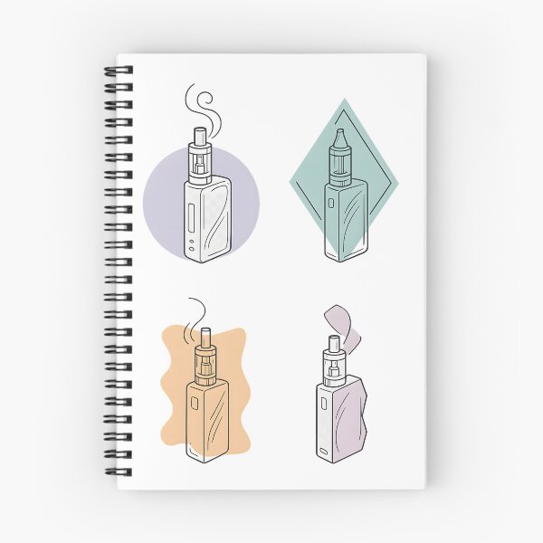 Item preview, Vape Line Art Sticker Set Vol. 2 – Abstract Geometric Design (4 Pack) designed and sold by House of Taste Vape Designs.