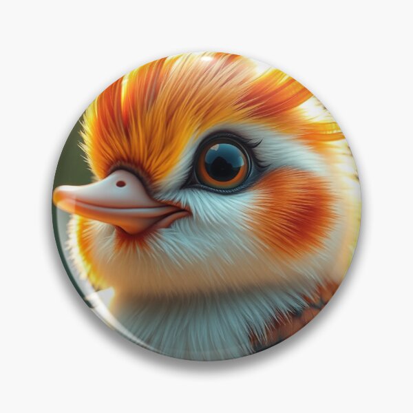 Item preview, Suncrest Hatchling – Fantasy Bird Creature Art by Jennifer Moor designed and sold by MythicmoorArt.