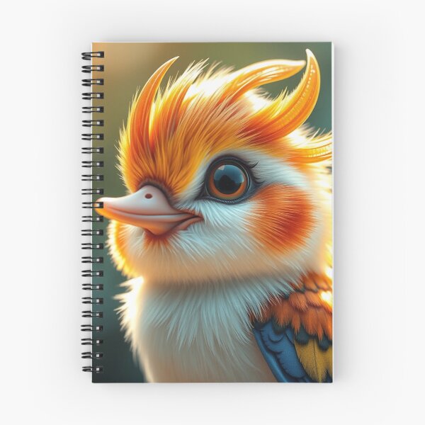 Item preview, Suncrest Hatchling – Fantasy Bird Creature Art by Jennifer Moor designed and sold by MythicmoorArt.