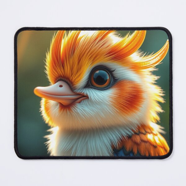Item preview, Suncrest Hatchling – Fantasy Bird Creature Art by Jennifer Moor designed and sold by MythicmoorArt.