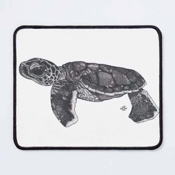 Item preview, Baby sea turtle in ink designed and sold by Luke Landwehr.