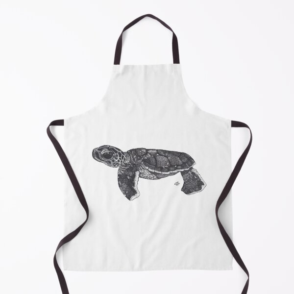 Item preview, Baby sea turtle in ink designed and sold by Luke Landwehr.