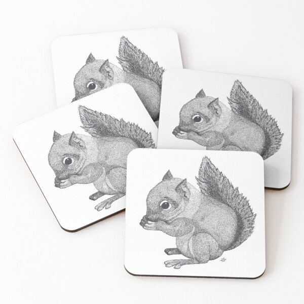 Item preview, Baby Squirrel in ink designed and sold by Luke Landwehr.