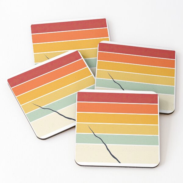 Item preview, Retro Sunset Stripes Vintage Design designed and sold by ArtfulWeave.
