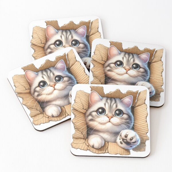 Item preview, Cute Cat Peeking 02 designed and sold by CharlieDesings.