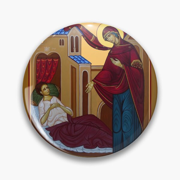 Item preview, Icon of the Holy Mother of God "Healer" designed and sold by orthodox-icon.