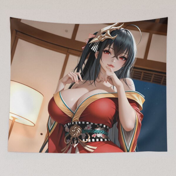 Item preview, Taihou Traditional Kimono Elegance Azur Lane Anime Girl Waifu Night designed and sold by HumbertoValveno.