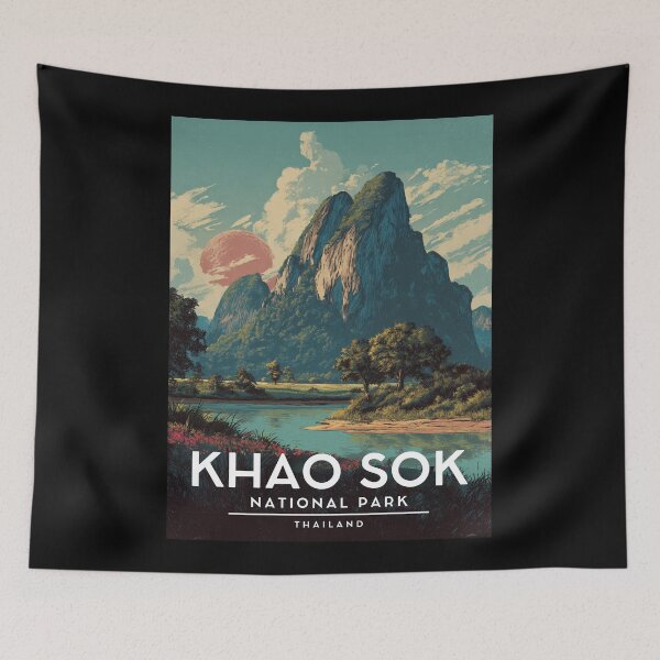 Item preview, Khao Sok National Park - Thailand  designed and sold by GoodOldVintage.
