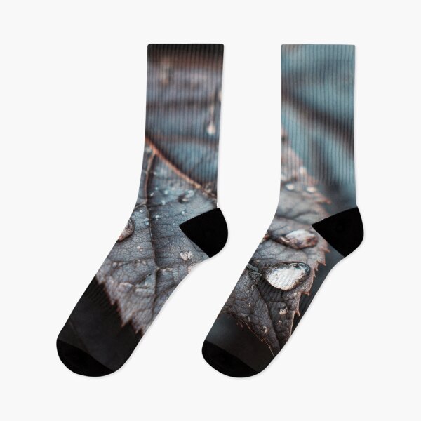 Item preview, Rain droplets on dark leaves designed and sold by anytka.