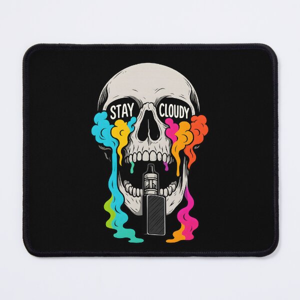 Item preview, Rainbow Vape Skull – Colorful Vapor Drip Design designed and sold by House of Taste Vape Designs.