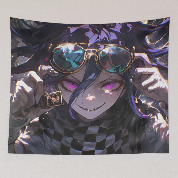 Item preview, Kokichi Ouma Trickster Danganronpa Anime Mischief Purple Glow designed and sold by HumbertoValveno.