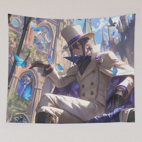 Item preview, Mephisto Pheles Blue Exorcist Anime Elegant Demon Fantasy designed and sold by HumbertoValveno.