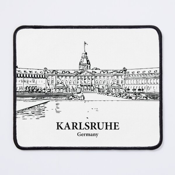 Item preview, Karlsruhe - Germany designed and sold by Lakeric Cityscapes.