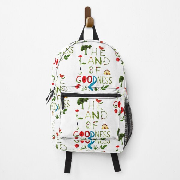 Item preview, The Land of Goodness – Realistic Forest Typography with Leaves, Flowers, River & Cottage designed and sold by Kony83.