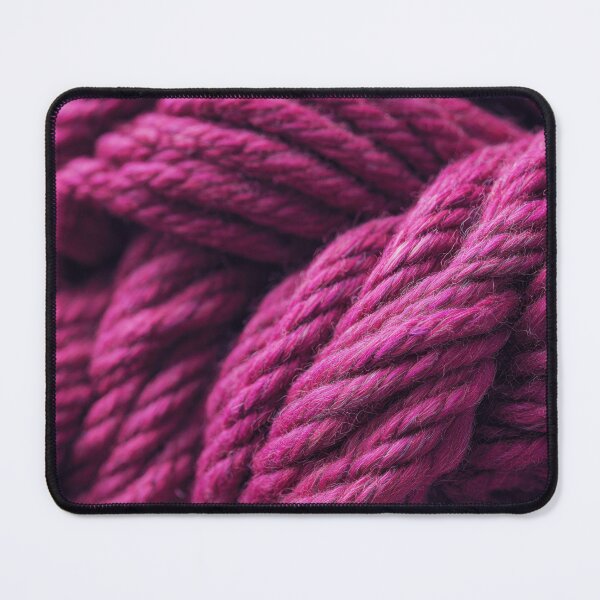 Item preview, Vibrant pink yarn strands interwoven designed and sold by anytka.