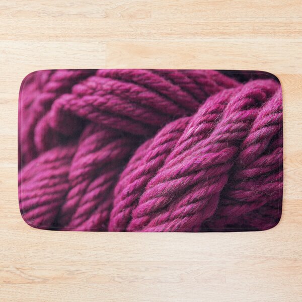 Item preview, Vibrant pink yarn strands interwoven designed and sold by anytka.