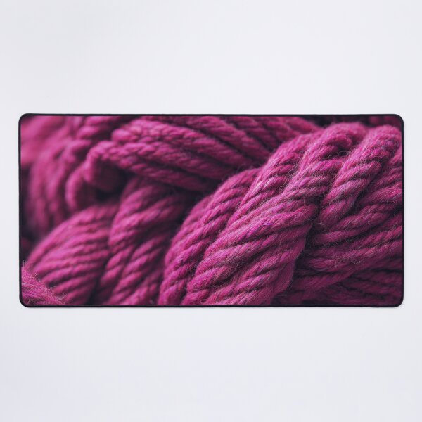 Item preview, Vibrant pink yarn strands interwoven designed and sold by anytka.