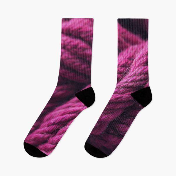 Item preview, Vibrant pink yarn strands interwoven designed and sold by anytka.
