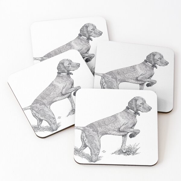 Item preview, Vizsla in point designed and sold by Luke Landwehr.