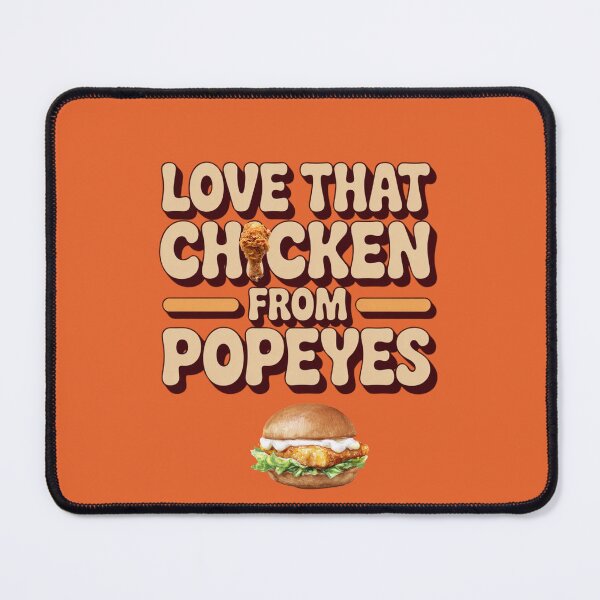 Item preview, Love That Chicken – Retro Popeyes Typography T-Shirt designed and sold by loccotown168.