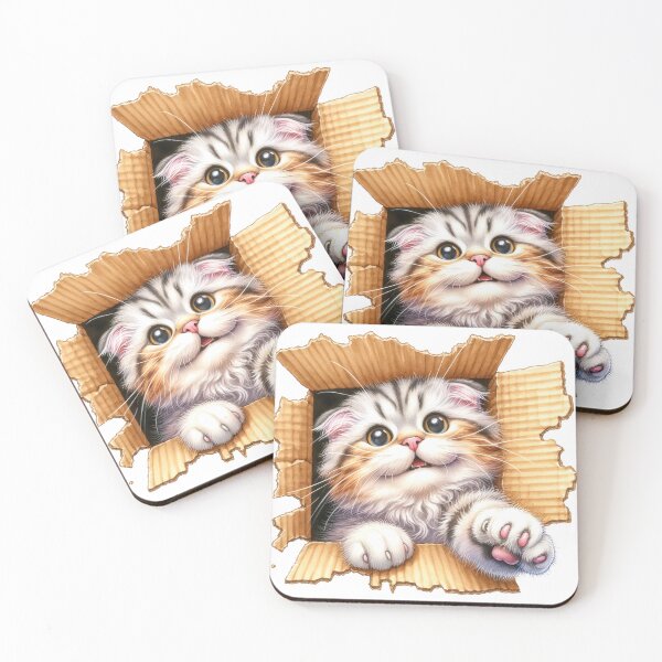 Item preview, Cute Cat Peeking 08 designed and sold by CharlieDesings.