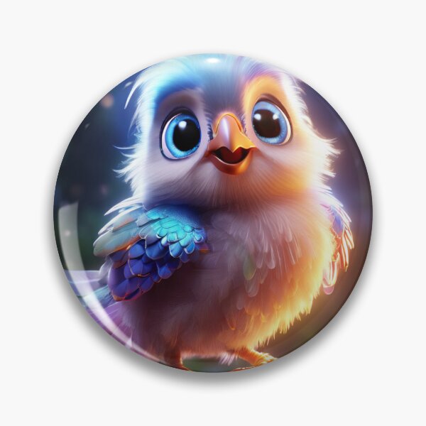 Item preview, Twilight Songling – Adorable Fantasy Bird Art by Jennifer Moor designed and sold by MythicmoorArt.