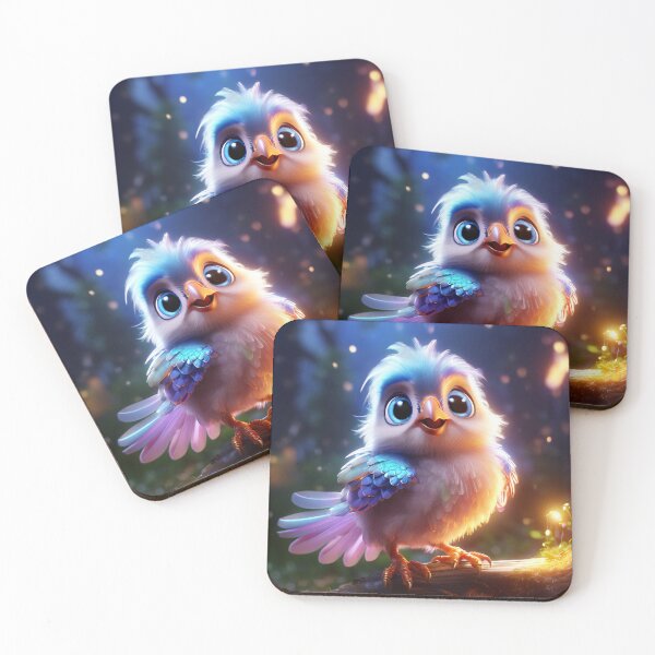 Item preview, Twilight Songling – Adorable Fantasy Bird Art by Jennifer Moor designed and sold by MythicmoorArt.