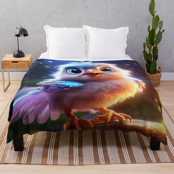 Item preview, Twilight Songling – Adorable Fantasy Bird Art by Jennifer Moor designed and sold by MythicmoorArt.