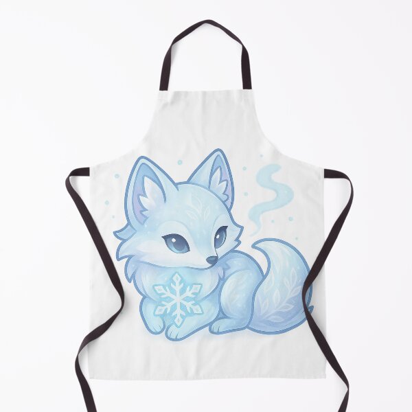 Item preview, Crystal Fox Familiar | Cute Winter Fox Sticker & Icy Kawaii Aesthetic Crystal Art designed and sold by HerDreamCodes.
