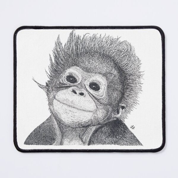 Item preview, Baby Orangutan in ink designed and sold by Luke Landwehr.