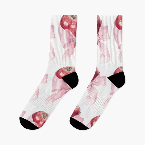 Item preview, Apple with a Pink Ribbon designed and sold by Grafititee.