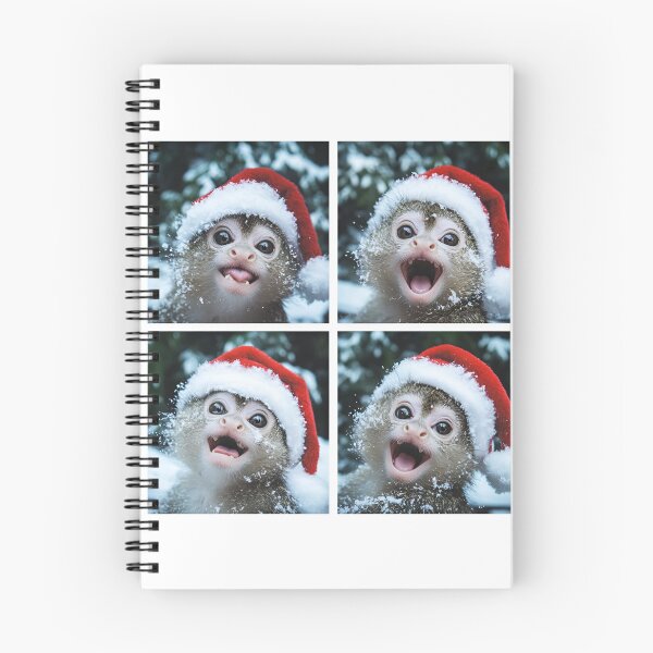 Item preview, Photobooth Marmoset in Santa Hat – Funny Animal Xmas Party designed and sold by RockFireMerch.