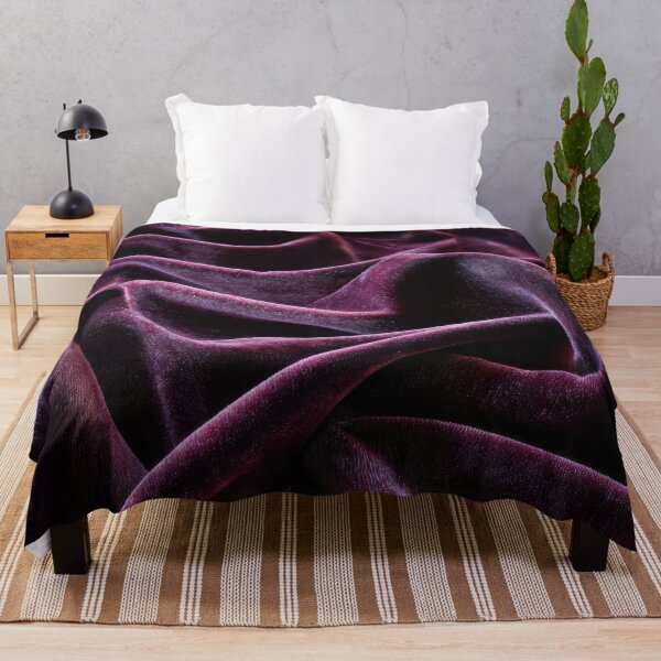 Item preview, Deep purple velvet fabric designed and sold by anytka.