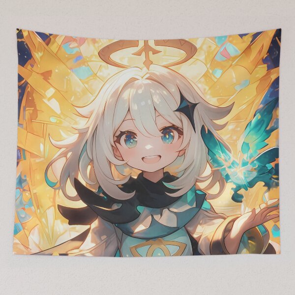 Item preview, Paimon Genshin Impact bright starlight adorable little anime character designed and sold by HumbertoValveno.