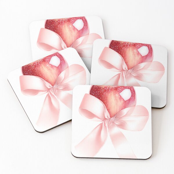 Item preview, Apple with a Pink Ribbon designed and sold by Grafititee.